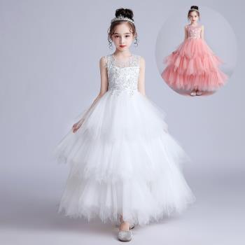 公主裙鋼琴表演婚紗拍照兒童禮服