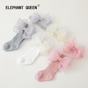 襪子嬰兒周歲宴會禮盒手提蝴蝶結