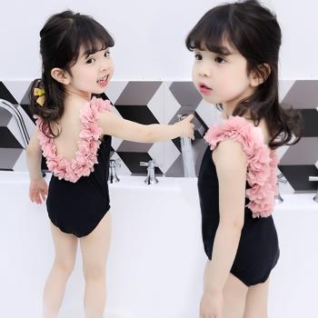 韓國可愛裙式公主比基尼兒童泳衣