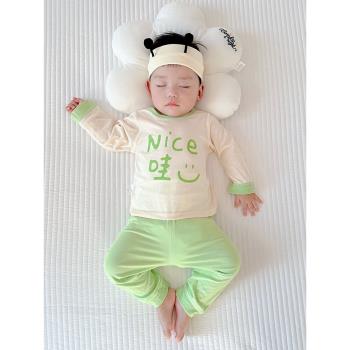 莫代爾嬰兒男女寶寶兩件套睡衣