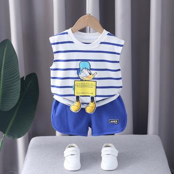 男寶寶0-4歲純棉嬰兒衣服夏裝