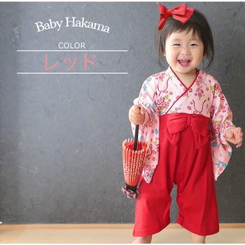 日式嬰兒小振袖女童和服浴衣