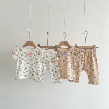 夏季女童寶寶衣服6個月1歲短袖