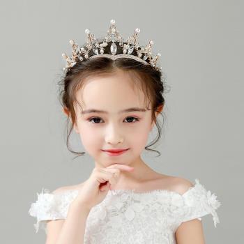 水晶兒童公主大發箍小朋友皇冠