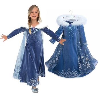 兒童艾莎elsa女王安娜公主連衣裙