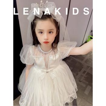 新款兒童舞蹈禮服超仙公主裙夏裝