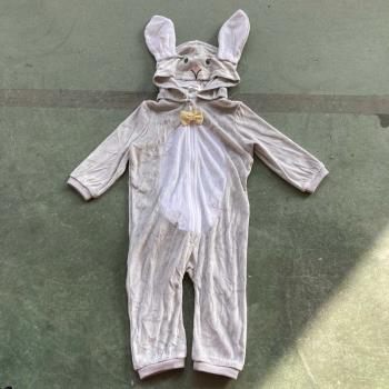 瑕疵兔子寶寶嬰兒連體衣