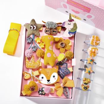 韓版公主兒童禮盒24件套發飾品
