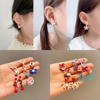 女孩韓國可愛時尚公主兒童耳環