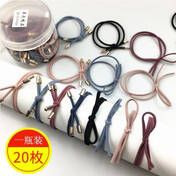 韓國小清新馬尾橡皮筋套裝發繩