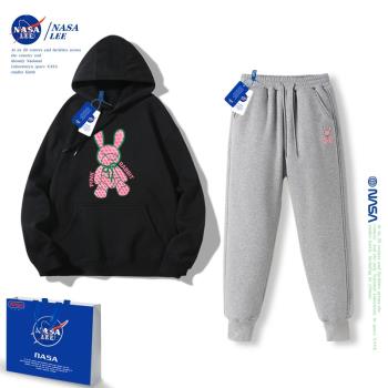 NASA時尚加絨運動服女童秋裝
