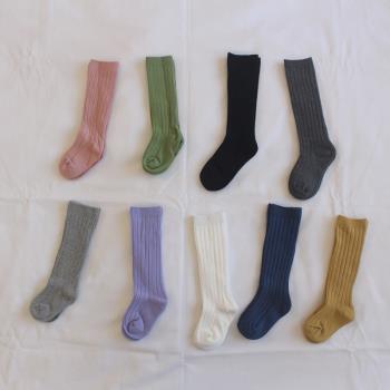春秋兒童坑條1-2-3歲襪子