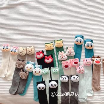 韓風嬰童立體卡通寶寶松口棉襪
