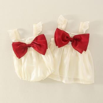 嬰兒衣服女寶寶6個月夏季背帶