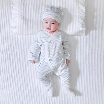 新生兒純棉寶寶冬季連體衣