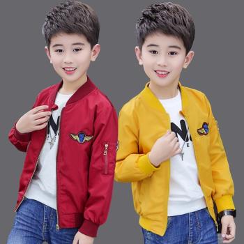 男童春秋外套韓版棒球服寶寶夾克