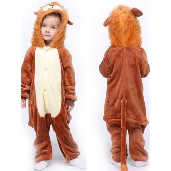 森林動物獅子兒童cos 5歲表演服