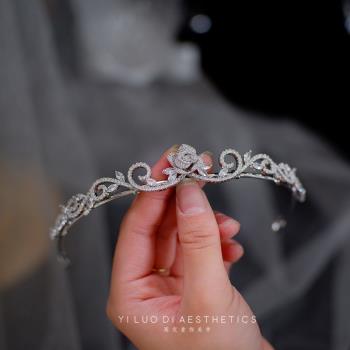 創意設計微鑲鋯石兒童公主皇冠