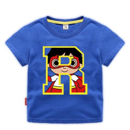 ryan toys review童裝兒童夏裝短袖T恤男童打底衫全棉A類童上衣