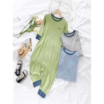 莫代爾男女童小孩寶寶連體睡衣