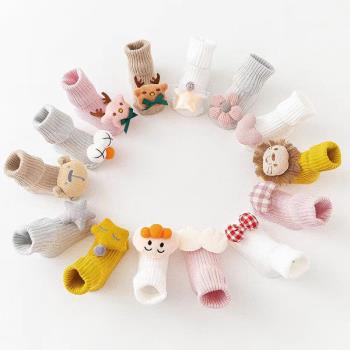 2021 Fashion Baby Socks Newborn Winter Children Floor Socks