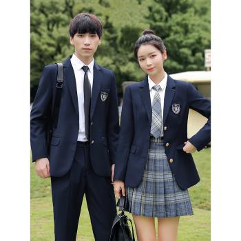 JK高中生班服幼兒園老師西裝套裝