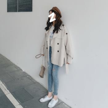 短款春秋季流行韓版寬松氣質風衣