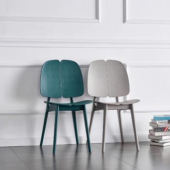 家用現代簡約餐椅塑料椅子北歐網紅靠背凳子書桌椅休閑椅洽談桌