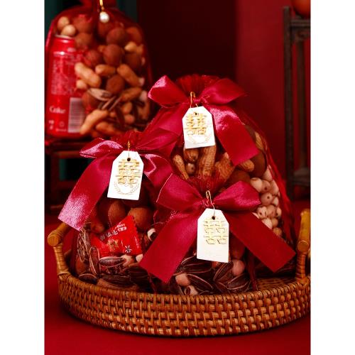 喜糖袋紗袋喜糖袋子結婚專用喜糖盒子2025新款裝喜糖的袋子糖袋子