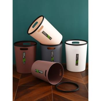 紙簍廚房客廳臥室簡約壓圈垃圾桶