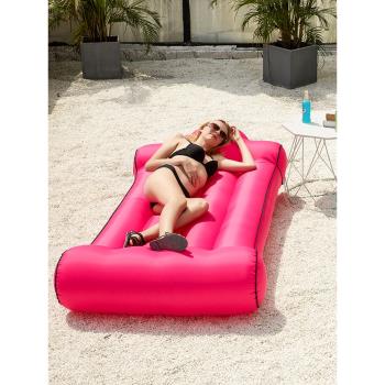 LAZYBABY充氣床戶外運動休閑躺椅便攜式懶人沙發空氣沙發水上雙人