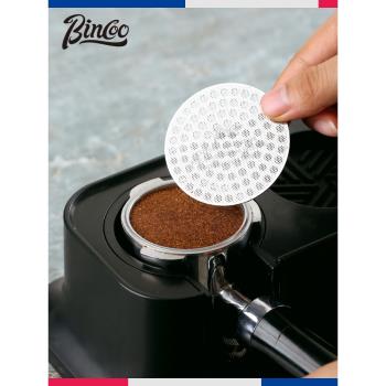 Bincoo不銹鋼二次分水網意式咖啡機手柄粉碗燒結片均勻萃取過濾片