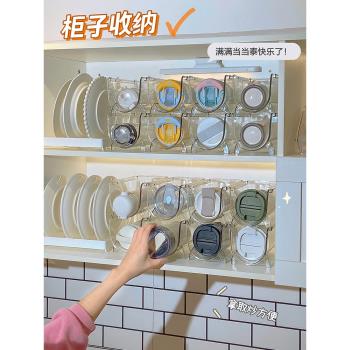飲料杯子收納置物架水杯茶杯家用桌面多層防塵收納盒亞克力杯架子