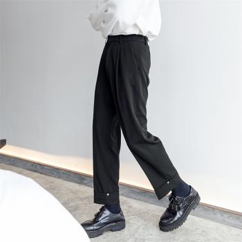 CHICERRO【cleanfit系列】都市男直筒垂感休閑褲高級通勤西裝褲子
