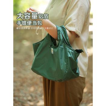 高顏值便當袋手提包上班族保溫防水大容量飯盒袋學生手拎便當包