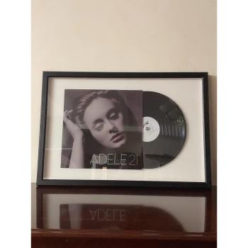 黑膠唱片展示框12寸LP裝裱框CD專輯相框音樂裝飾墻唱片收納展示架
