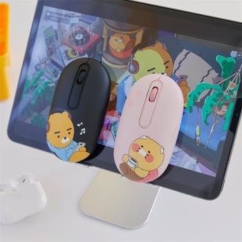 KAKAO FRIENDS卡通春植鼠標辦公游戲藍牙usb平板電腦無線藍牙鼠標