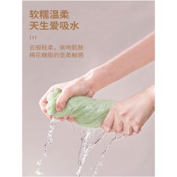 竹纖維毛巾家用柔軟吸水不掉毛成人洗臉洗澡加厚情侶高級抗菌面巾
