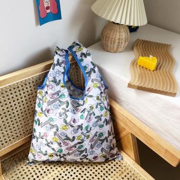 出口日本原單厚實尼龍袋可折疊便攜式超市購物袋環保袋