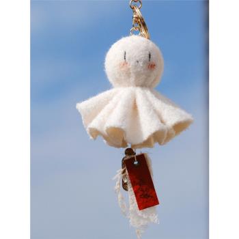 晴天娃娃/手工卡通日本可愛系鑰匙扣毛絨包掛件飾品diy材料包成品