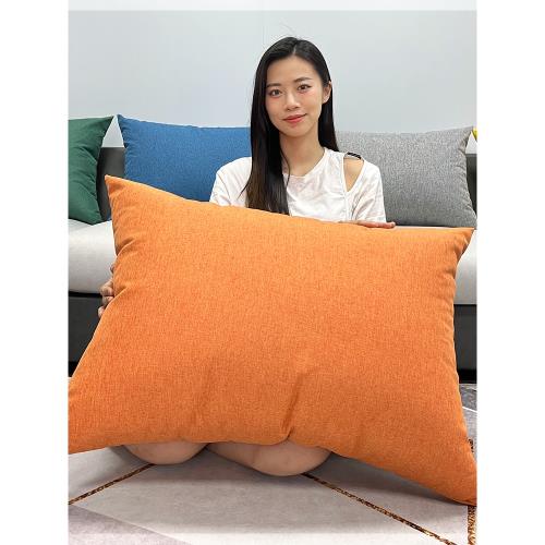 2025新款沙發靠背靠墊大尺寸靠枕客廳45長方形抱枕套罩大號長方形