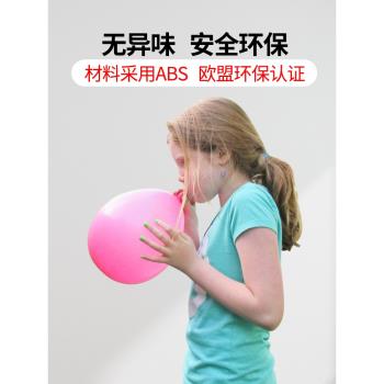 吹大氣球兒童無毒批發練肺活量肺功能鍛煉口肌訓練器呼吸吹氣練習