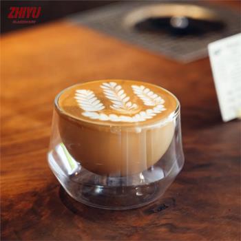 耐熱玻璃kruve拿鐵專用咖啡杯