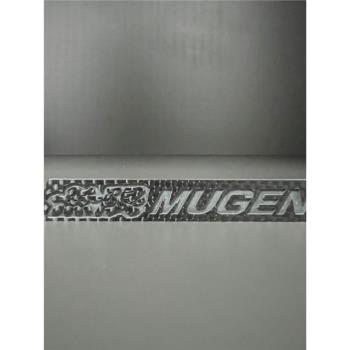 適用于本田無限mugen飛度思域雅閣碳纖維徽章尾標側標劃痕改裝貼