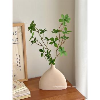 ins風模擬馬醉木植物室內客廳裝飾仿真花吊鐘樹枝假綠植花瓶擺件