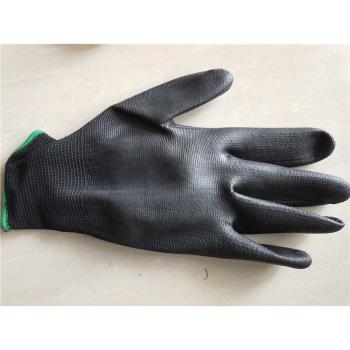 PU涂掌手套防靜電手套耐磨勞保工作手套庫存尾單二級品掛膠手套