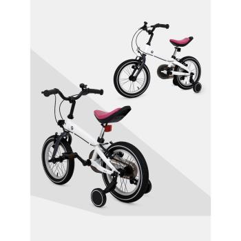 寶馬兒童自行車男女孩腳踏車帶輔助輪小孩中大童自行車兒童3-10歲