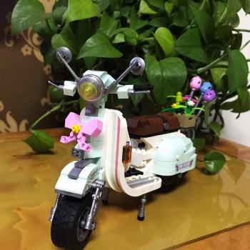 loz小顆粒積木玩具益智拼裝汽車摩托車模型小綿羊女生禮物迷你