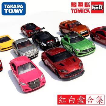 TOMY多美卡合金小汽車模型男孩玩具TOMICA賓士公交巴士工程1-90號