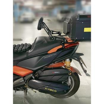摩托車AFR踏板前后座e350改裝萬能電動車防水tr300折疊腰靠背uuy